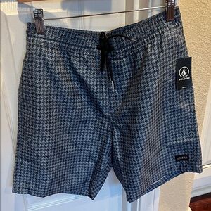 Volcom Men's Shorts - Black and Blue
